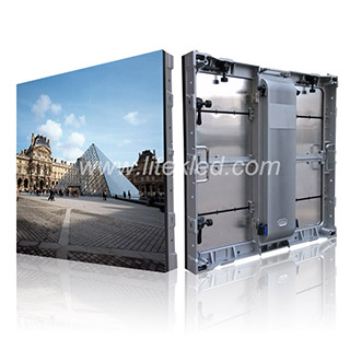 Outdoor 640x640 Die-casting Aluminum LED Display-Fashion Silver Series